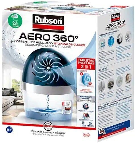 RUBSON Deshumidificador Aero 360º