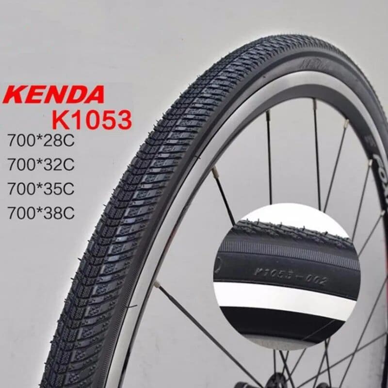 NONE KENDA K1053 Bicycle Tire 700 Road Bike Tire 700C 700*28C / 32C / 35C / 38C Bicicleta Pneu