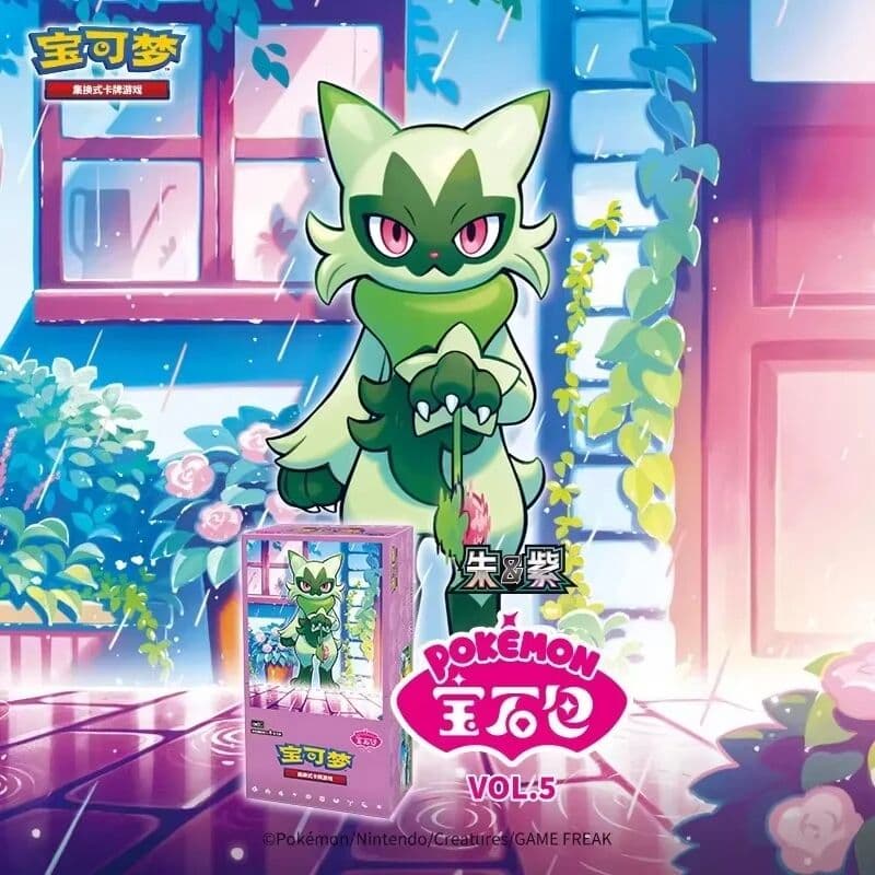 kayou Pokemon Gem Pack Vol.5 Booster Box PTCG Simplified Chinese Trading Card Collection Exquisite Gift for Toy Fans