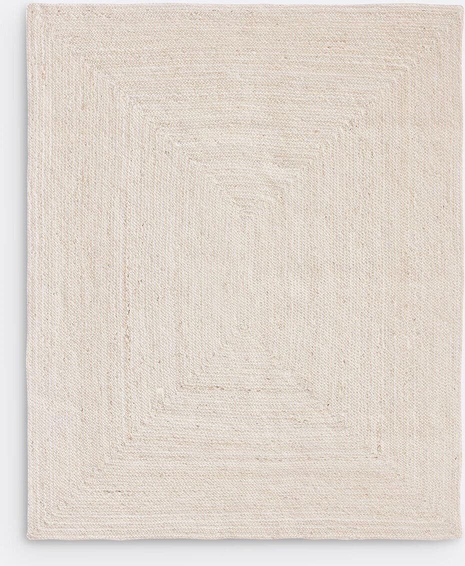 LA REDOUTE INTERIEURS Tapis rectangulaire jute blanchi, Aftas
