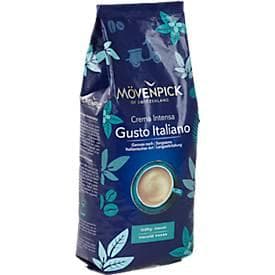 Mövenpick Kaffee Caffè Crema Gusto Italiano, Intensität 5/5, für Kaffee-Vollautomaten, ganze Bohnen, 1 kg