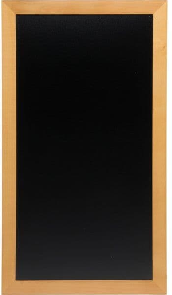 Securit Kridttavle 100x56 Cm, Lyst Træ