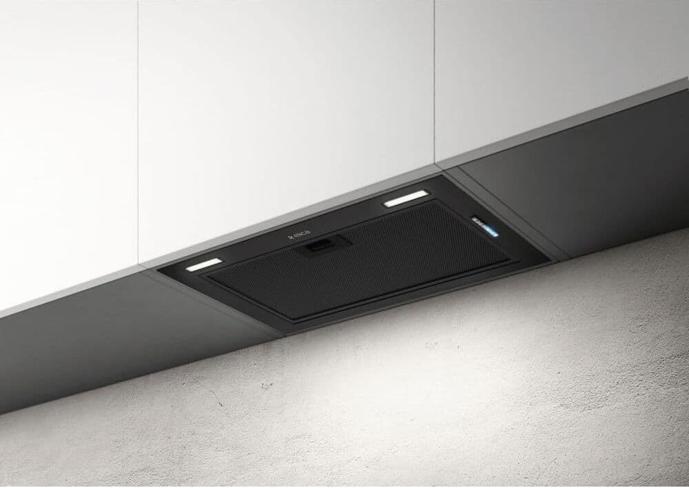 elica Prf0181960 Cappa Cucina Aspirante Da Incasso Sottopensile Larghezza 52 Cm Colore Nero - Prf0181960 Fold Bl/a/52