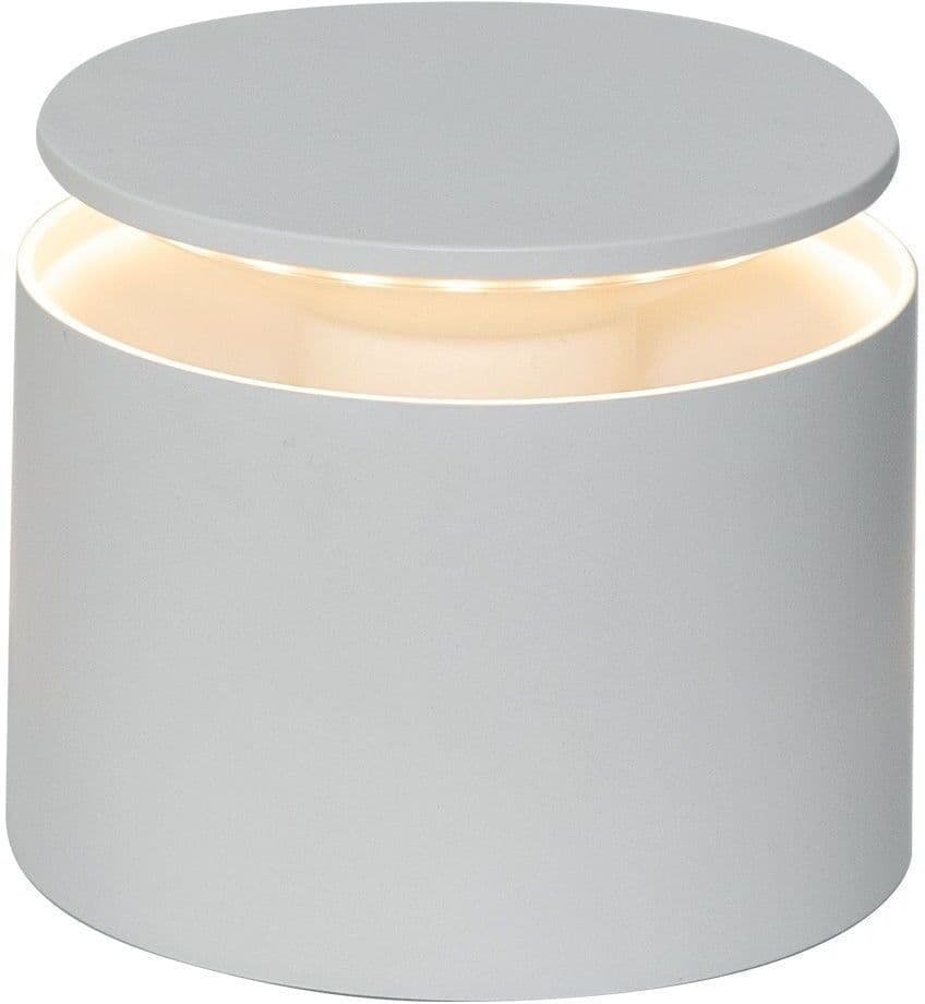 Zafferano Lampada da tavolo 12 x 8,3 cm Push-up Bianco