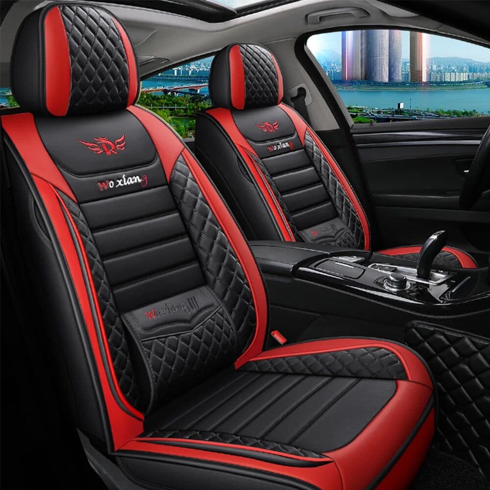 SOGLOTY Car Seat Covers For Ford Focus 2 MK1 MK3 Mondeo MK4 Fiesta MK7 Fusion Kuga Ranger Explorer 5 Figo Taurus Interior Accessories