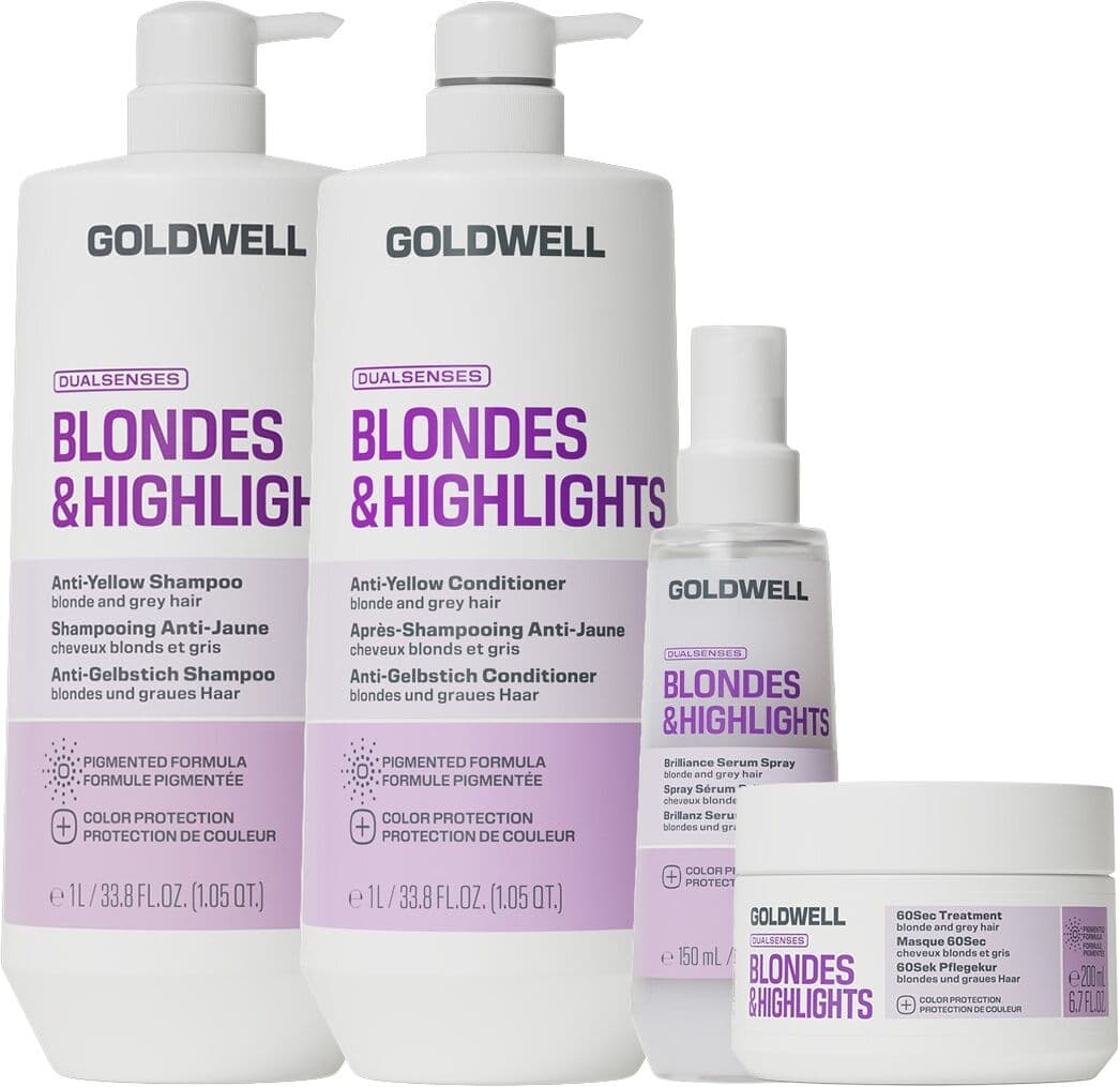 Goldwell Dualsenses Blondes & Highlights Anti-Yellow Shampoo 1000Ml, A