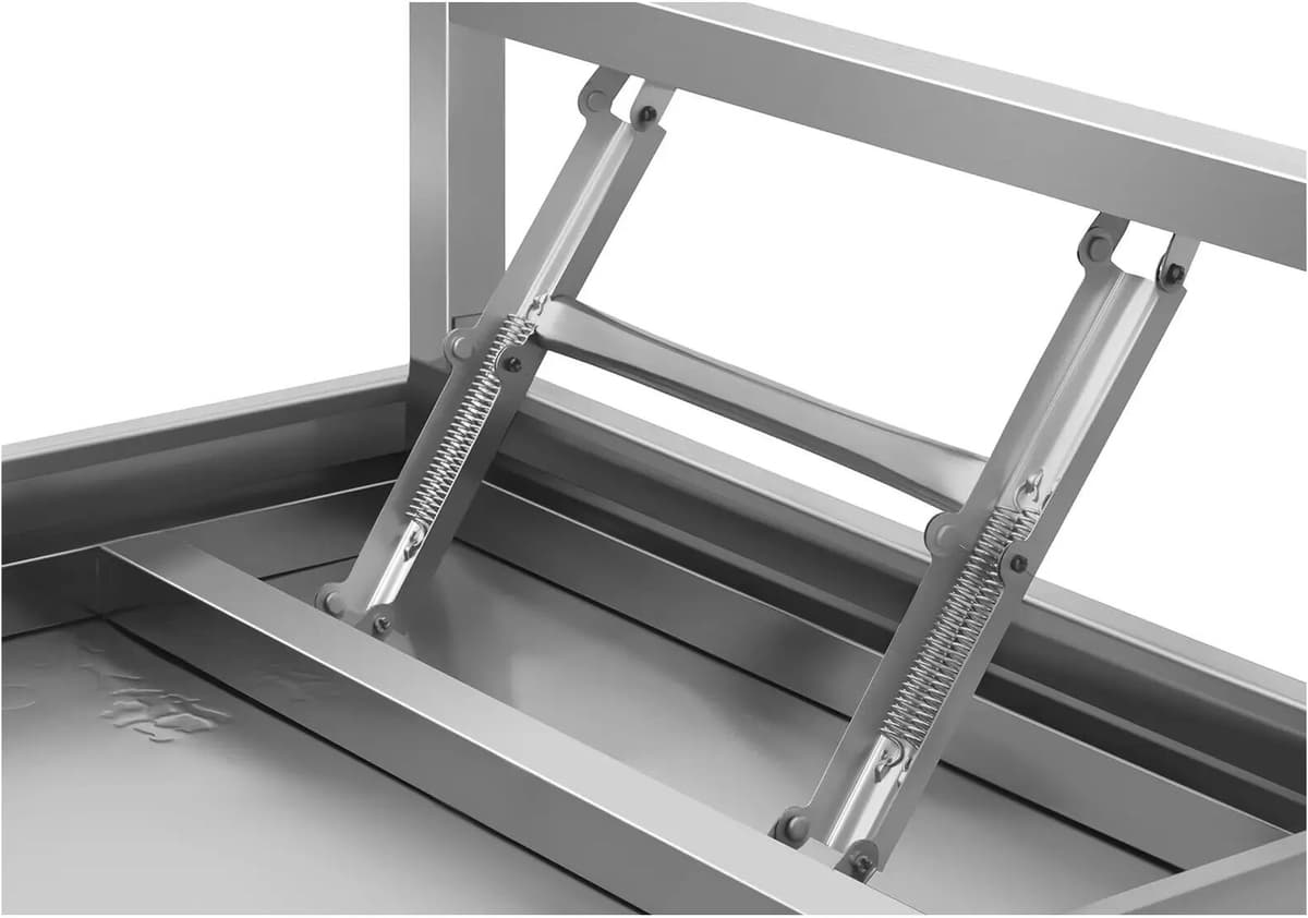 Royal Catering Tavolo acciaio pieghevole - ECO - 60 x 100 cm - 200 kg - Pieghevole -  RCAT-100/60KE