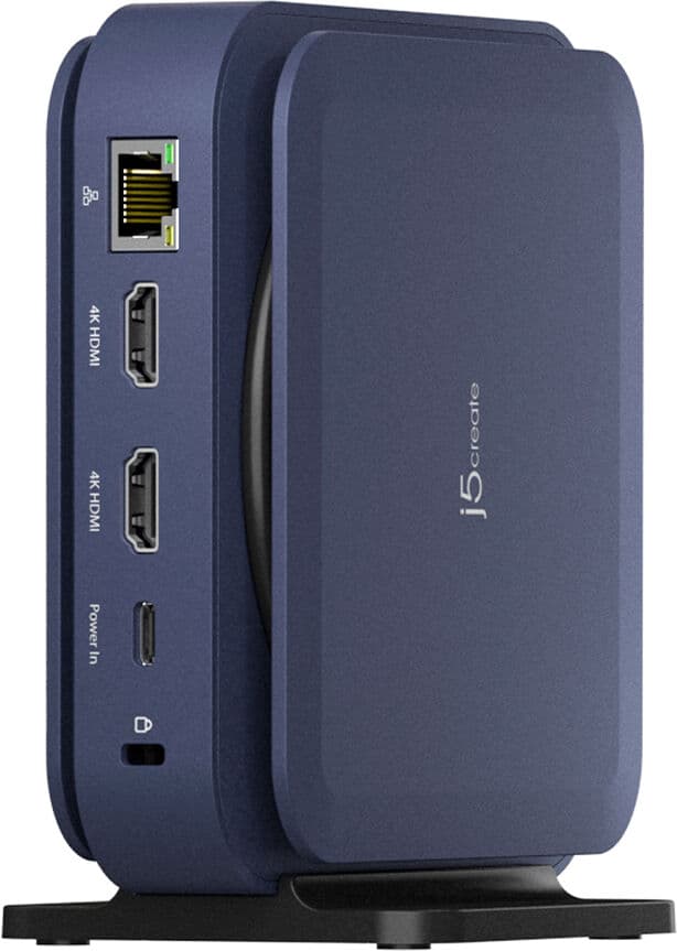 j5create Usb-C Dual 4k Hdmi Dock - Blå