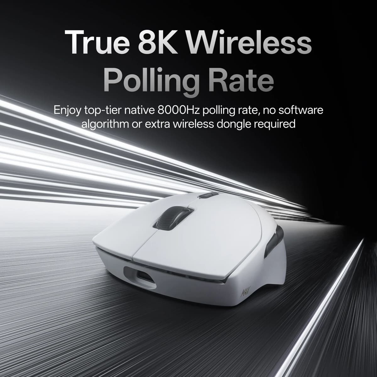 Rapoo VT9 GEN-2 Wireless Gaming Mouse True 8K Wireless Polling Rate 53g Lightweight Up to 750Hr Battery Life