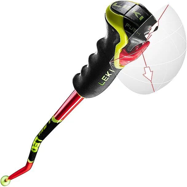 LEKI Kinder Skistöcke WCR Lite GS 3D JR rot   115 B