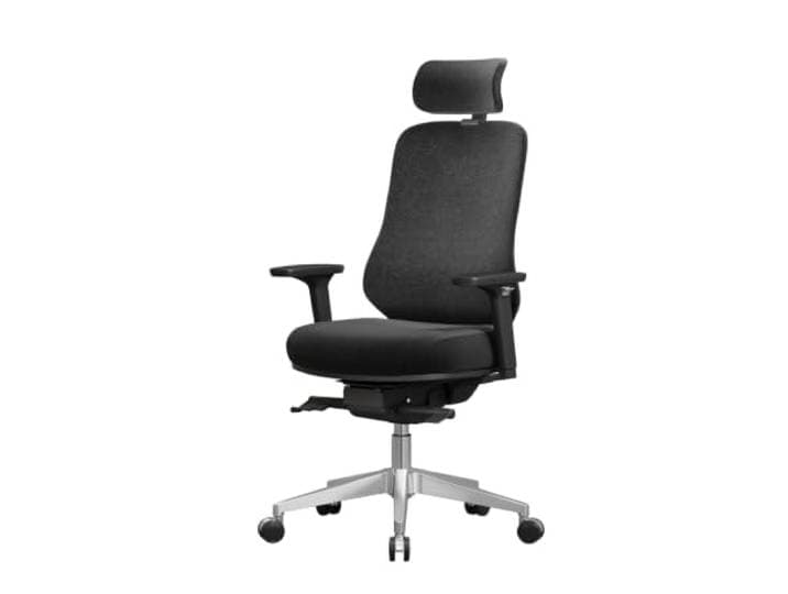 Ergolutions Ergonomischer Bürostuhl Senta – Schreibtischstuhl mit Kopfstütze – rückenschonend & dynamisch – 3 Farben – 7 Jahre Garantie