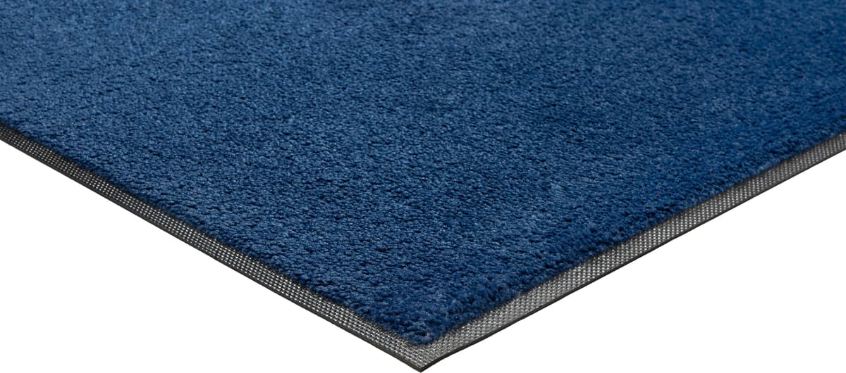 Fussmatte "Original Uni, Schmutzfangteppich" Gr. 16, blau, B:60cm H:9mm L:90cm, Kunstfaser, WASH+DRY BY KLEEN-TEX, Teppiche, Fussmatte, Schmutzmatte, rutschhemmend, auch als Läufer erhältlich blau B : 60cm 1 Stk., 9mm, L: 90cm