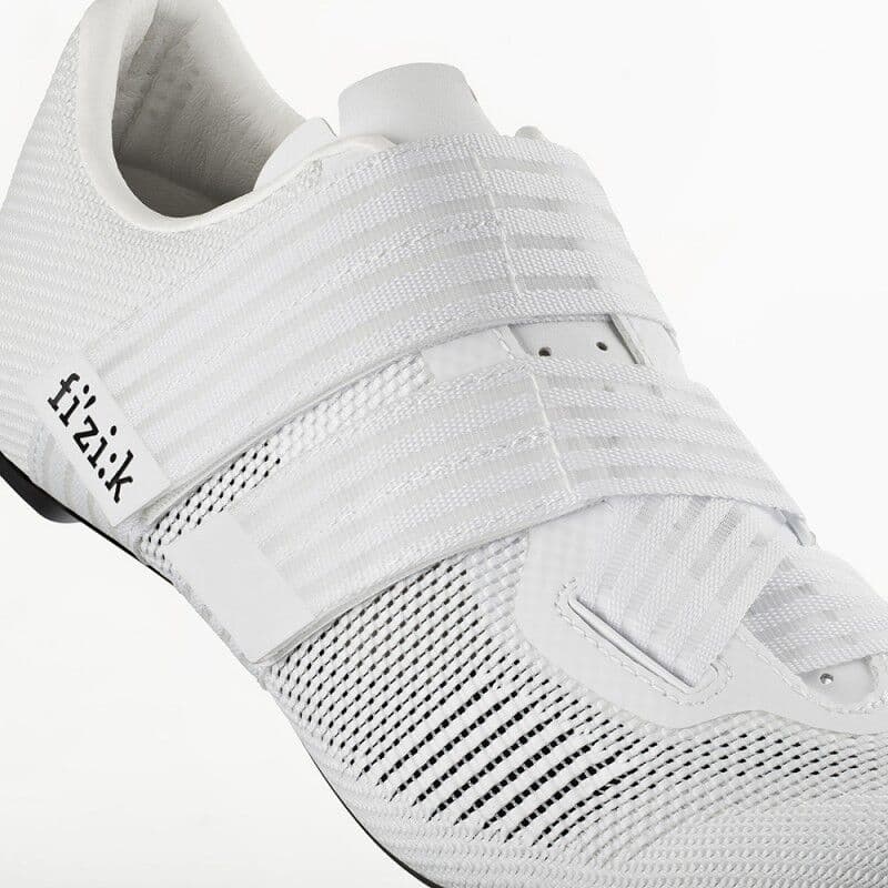 FIZIK Scarpe per bici da corsa  VENTO POWERSTRAP AEROWEAVE carbon White