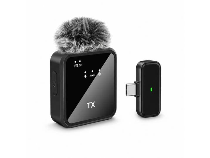 Verbex ST5 enkele microfoon met universele aansluiting populaire draadloze knoopvormige mini-dasspeldmicrofoon voor livestreams