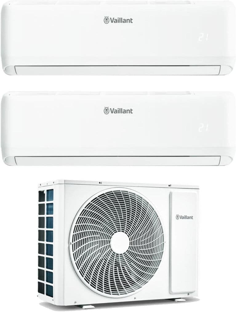 Vaillant Condizionatore Climatizzatore Dual Split Inverter R-32 climaVAIR Pro 9000+9000 BTU + VAM1-050A2NO Wi-Fi Integrato