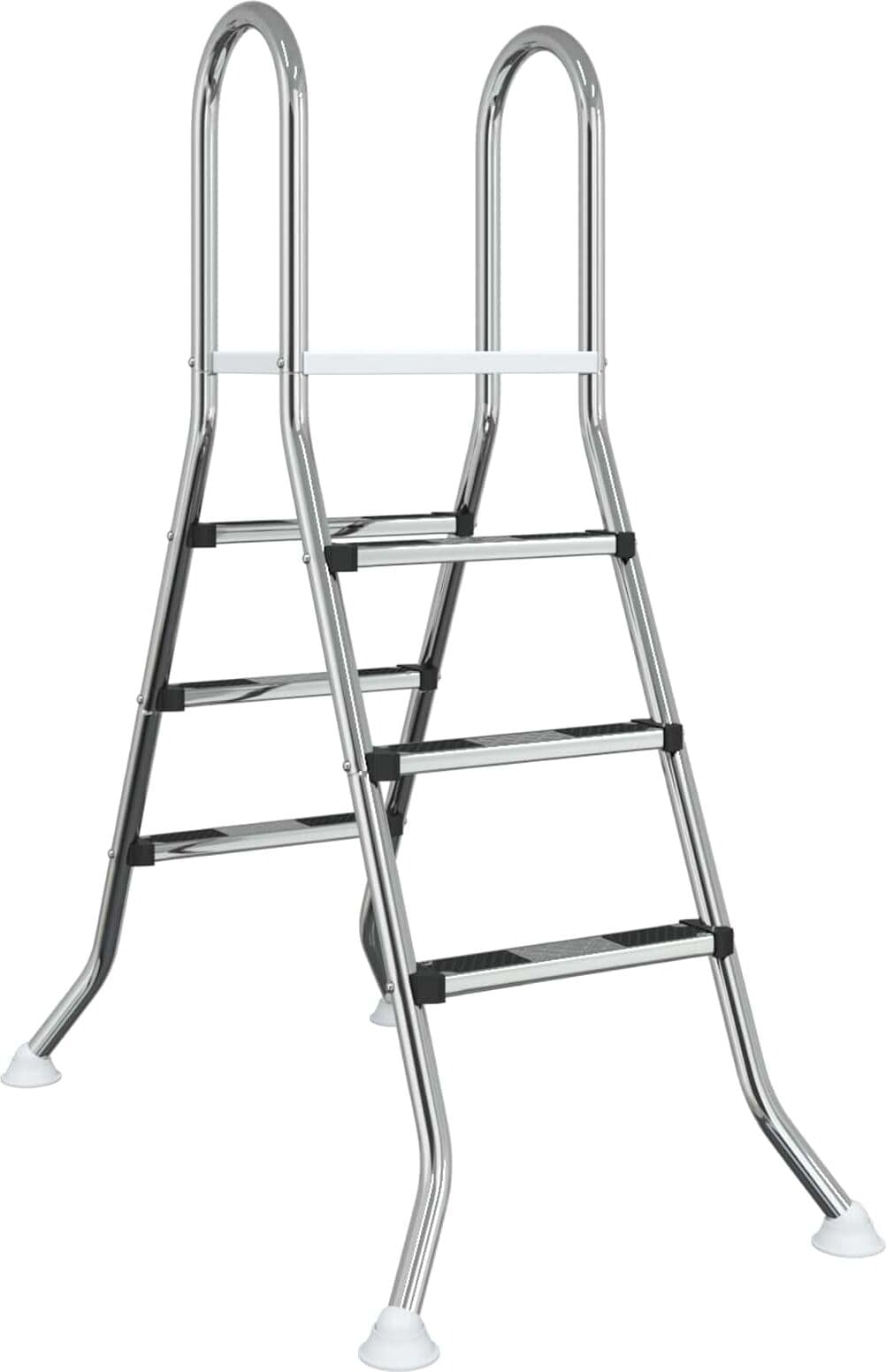 vidaXL Échelle de piscine hors sol 100 cm 3-Step Acier Inox 304
