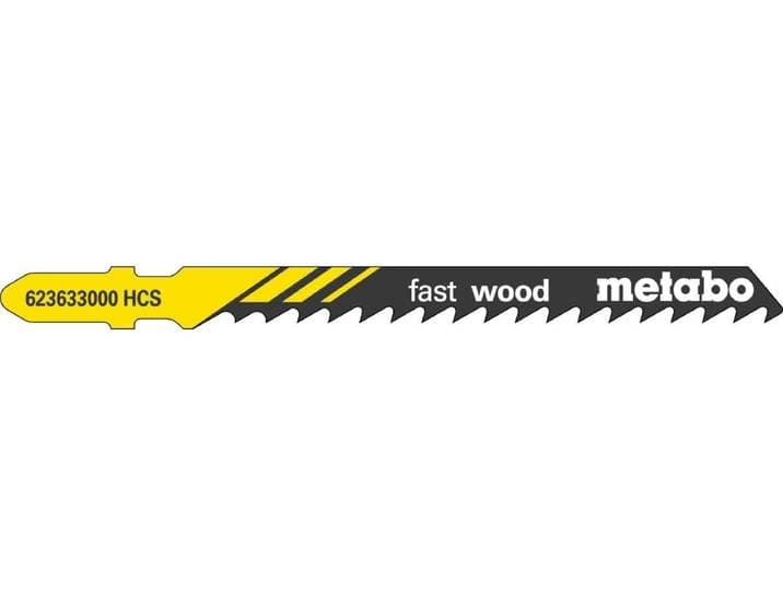 Stichsägeblatt METABO Holz T 144 D , grau, B:7,4cm, Metall, Sägeblätter, Stichsägeblatt