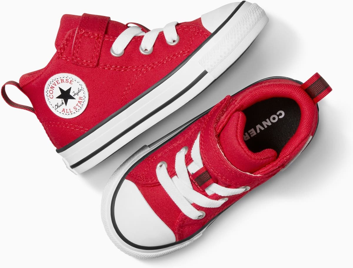 Sneaker CONVERSE "CHUCK TAYLOR ALL STAR MALDEN STREET", Jungen, Gr. 24, rot (rot, weiß, schwarz), Textil, Schuhe Sneaker rot, weiß, schwarz 24