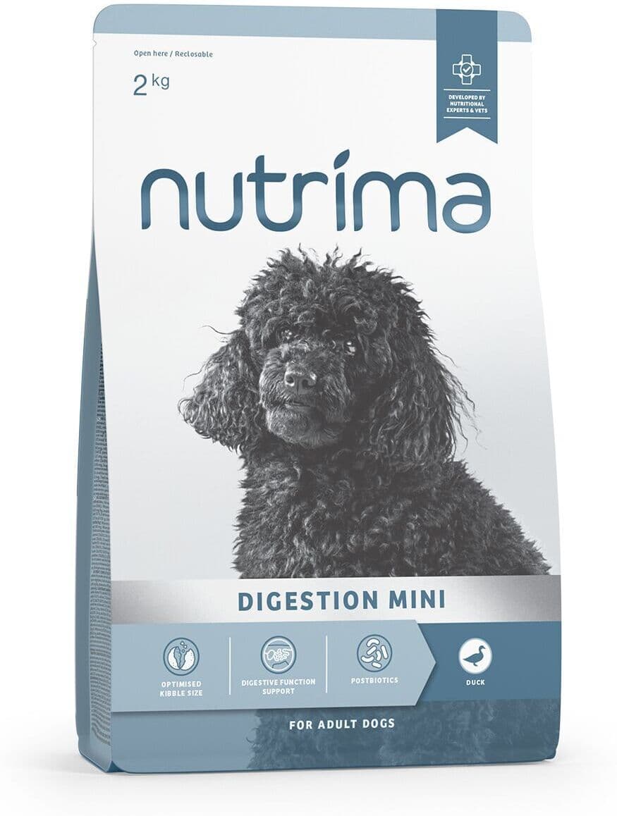 Nutrima Dog Adult Digestion Mini Duck Torrfoder Till Hund 2kg