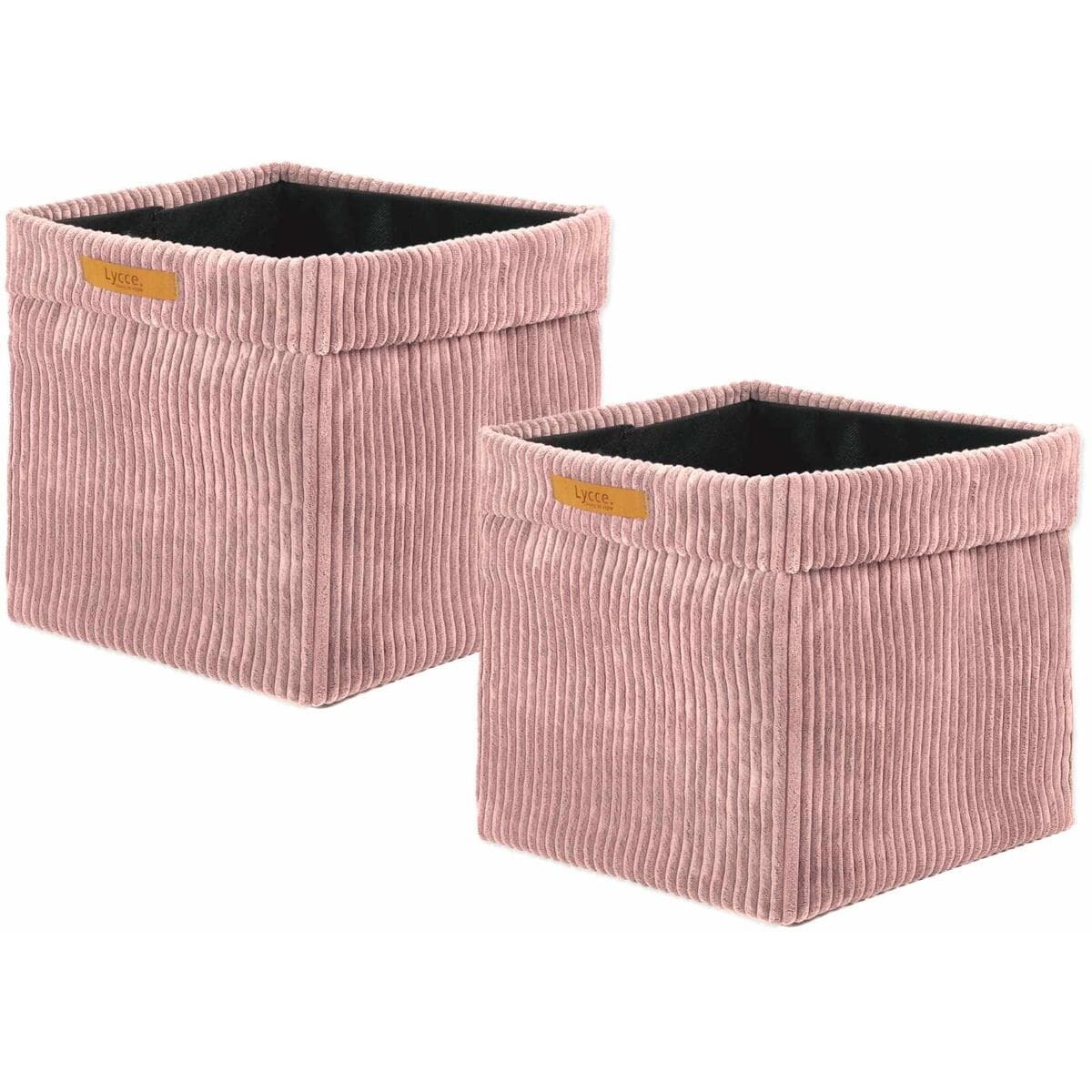 Lycce Unisex Aufbewahrungskorb 2er Pack Faltbare Aufbewahrungsbox Cord 2P