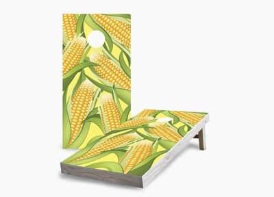 Skip's Garage Corn on the Cob Cornhole Boards