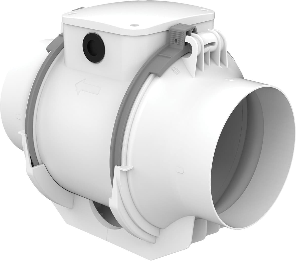 Oerre ASPIRATORE  LINEAR 100 ELICOIDALE CENTRIFUGO CANALIZZATO Ø10cm PORTATA 260 m³/h IP54