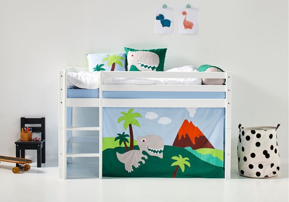 Hoppekids Sengegardin, Dinosaur, 70x160cm