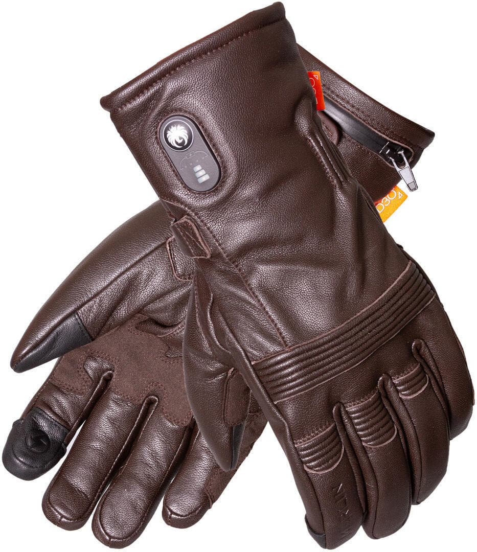 Merlin Minworth II D3O beheizbare wasserdichte Motorrad Handschuhe MWG048-DRKBRN-3XL