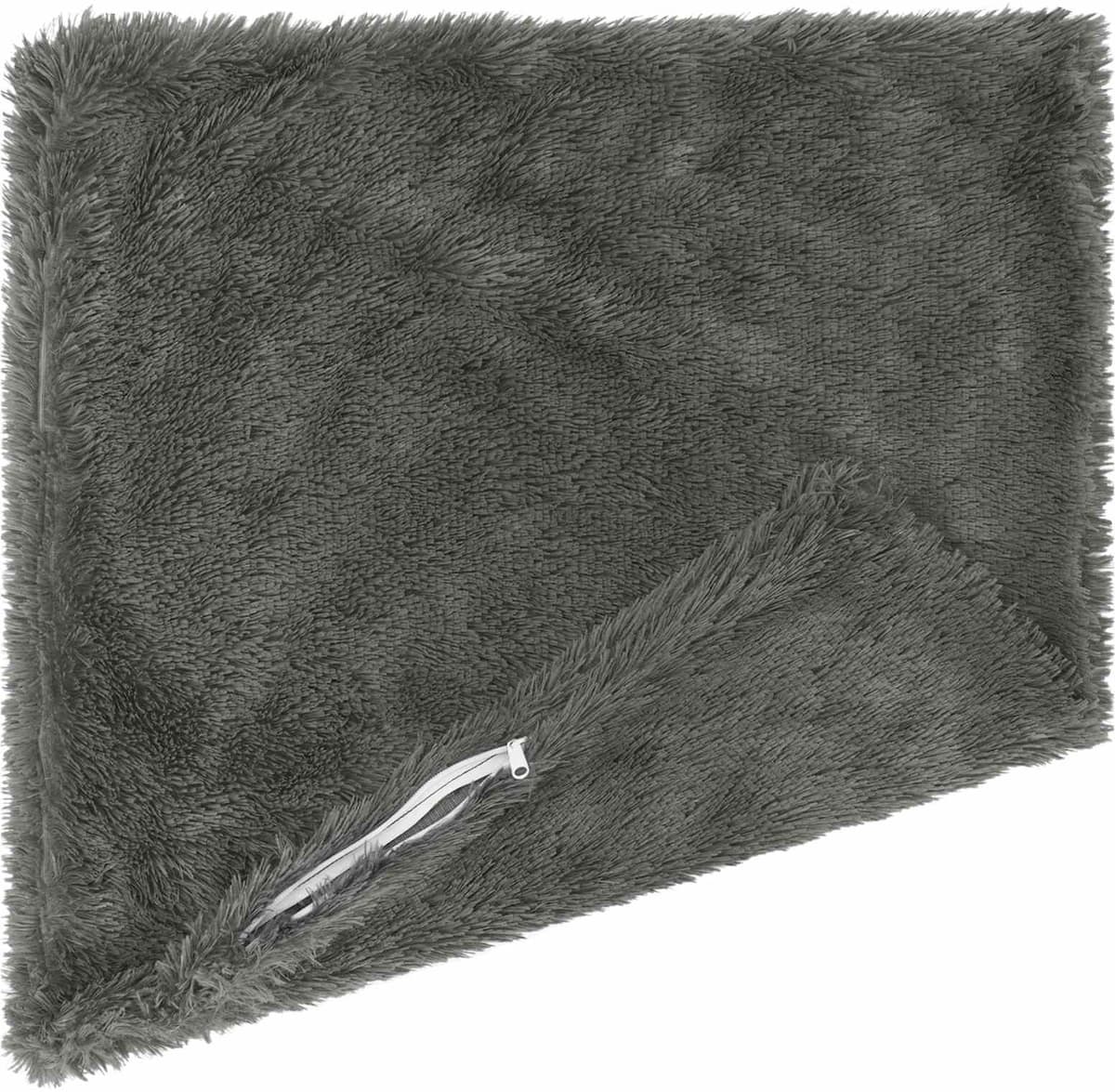vidaXL Coussin avec oreiller HEERLEN 2 pièces Vert clair Fleece PV