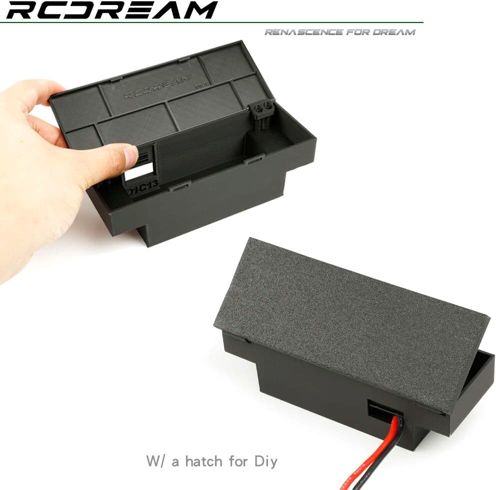 grcracing RCDream RD110 Spare Battery Box Tool Box  / Roll Cage #B 3D Printed for RD110 2Door Pickup Upgrade Option Parts #D1C12 #D1C13