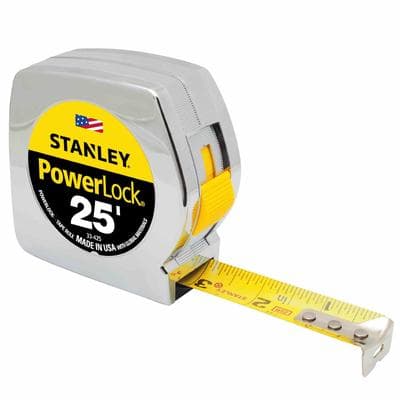 Stanley PowerLock Tape Measure 25 Foot - Single Item