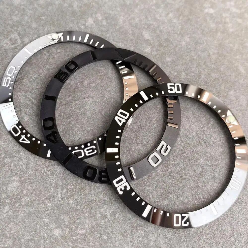 tandorio 39.8mm Ceramic Bezel Insert Black/Blue/Green/Red For SEA 43mm Yatch Mens Watch Accessories Repair Tool For Seiko Watch Parts