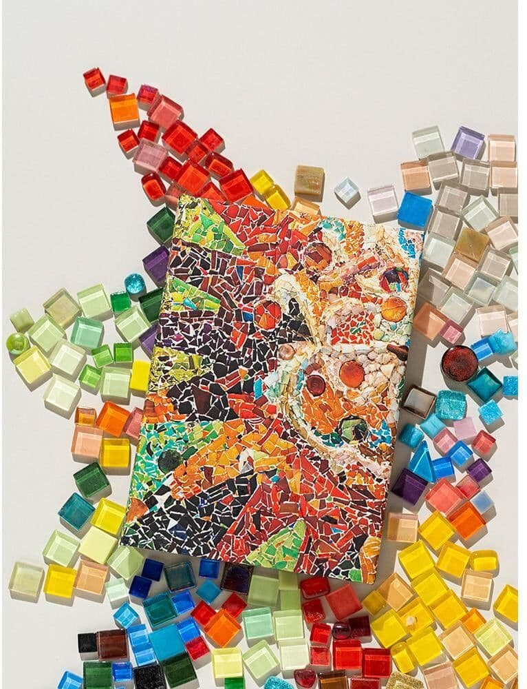 Notizheft "Paperblanks Notizbuch Gaudis Sonne 18 x 23 cm, Liniert, Orange", orange, Notizbücher, Notizheft orange Einheitsgröße