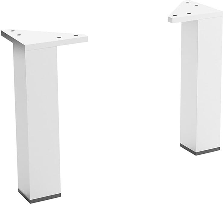 Salgar Pack de 2 patas para mueble de baño . Cromo