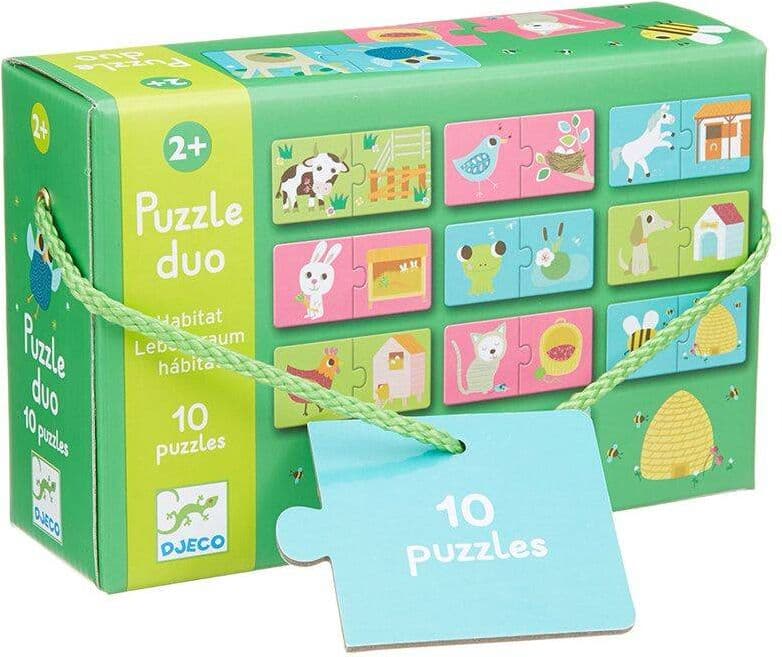 Puzzle Duo - Habitat - Djeco