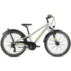 SCOOL 24 Zoll Kinderfahrrad S'COOL troX pro 24-K7, Größe 130–150 cm in Grau Grau