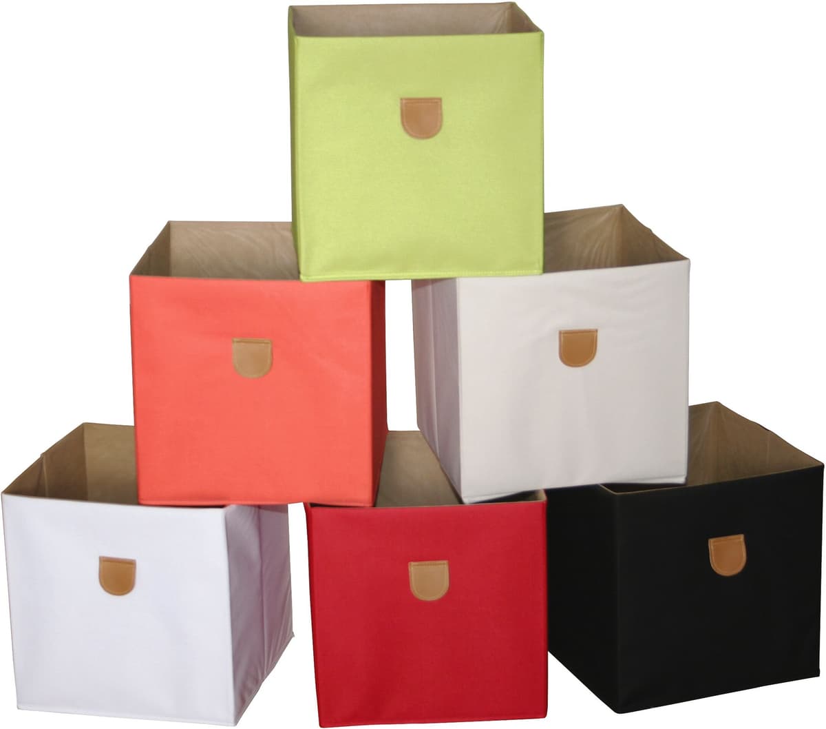 Aufbewahrungsbox PHOENIX "Stor' It", orange, B:34cm H:34cm T:34cm, Canvas, Aufbewahrungsboxen, Aufbewahrungsbox, B/H/T: 34 x 34 x 34 cm orange 2 Stk., B/H/T: 34cm x 34cm x 34cm