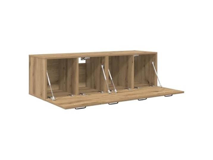 HKLGBVCR Wandschrank, 2-teilig, 120 x 36,5 x 35 cm, Holz Schubladen mit Schubladen, quadratische Griffe, Ausstellungsfläche, Wandbefestigung, Schrauben nicht im Lieferumfang