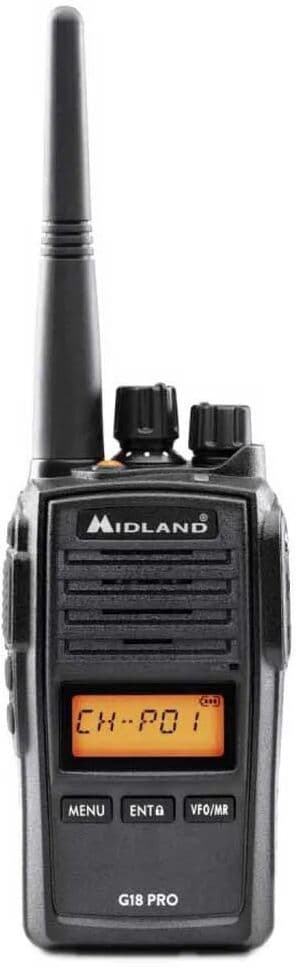 Midland Walkie-talkie G18 6 Unidades Black One Size