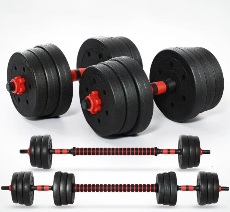 NONE 40cm 50cm Solid Steel Dumbbell Spinlock Bar Connector Home Gym Fitness Workout Barbell Rod Weight Lifting Handles