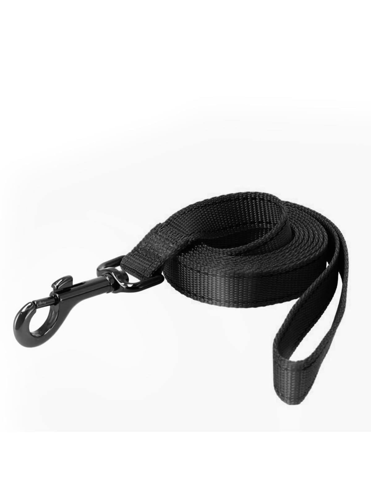 Dogman Iris Nylon-Hundeleine Schwarz XS 10mmx180cm