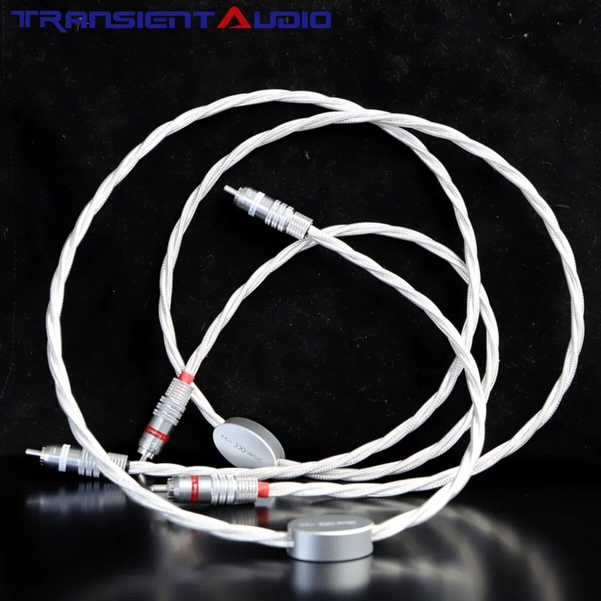 TRANSIENTHI-FIAUDIO  High-End audio cable, HIFI single crystal silver  RCA signal cable