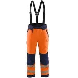 Warnschutz Winterhose "1875" - XS - orange/marine