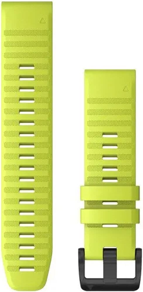 Garmin correa quickfit fenix 6 22mm silicona amarillo con hebilla correas de relojes deportivos  (UNICA)