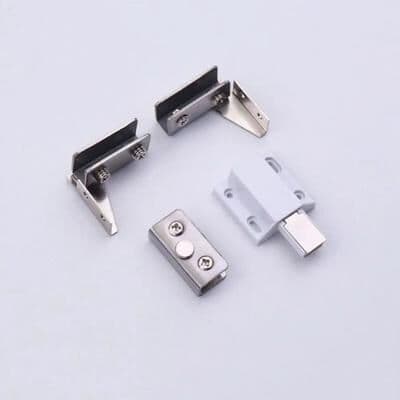 Inspire Essentials Glass Door Hinge Set For Wine Cabinet And Display Cabinets c