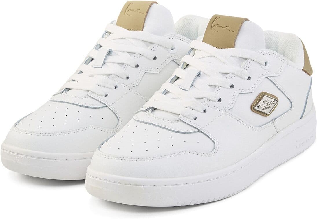 Sneaker KARL KANI "Karl Kani 89 PRM `26", Herren, Gr. 44, weiß (weiß, beige), Leder, Schuhe Sneaker