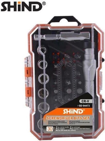 Shind Κατσαβίδι με 30 Εναλλασσόμενες Μύτες SHI-94473