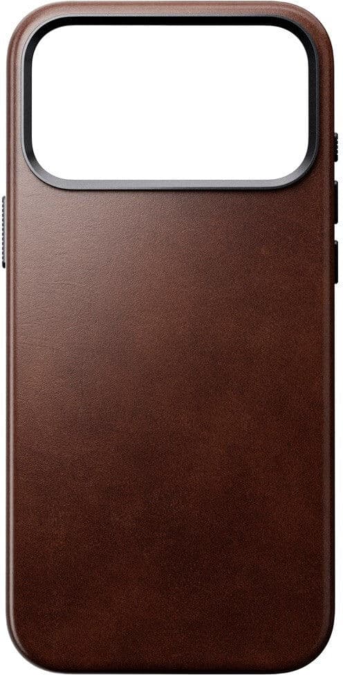Nomad iPhone 17 Pro Max Traditional Horween Leather Case - MagSafe Kompatibel - Rustic Brown