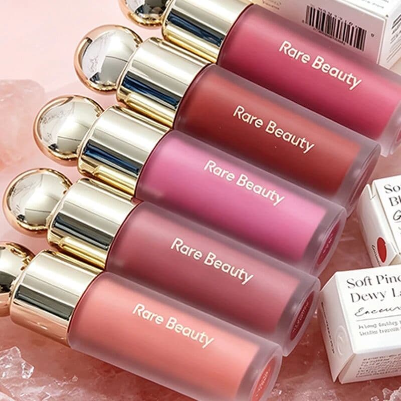 Rare Beauty Water Moisturizing Light Makeup Effect Clear Glossy Liquid Powder Blusher Matte 8 Color Eye Shadow Plate Cosmetics