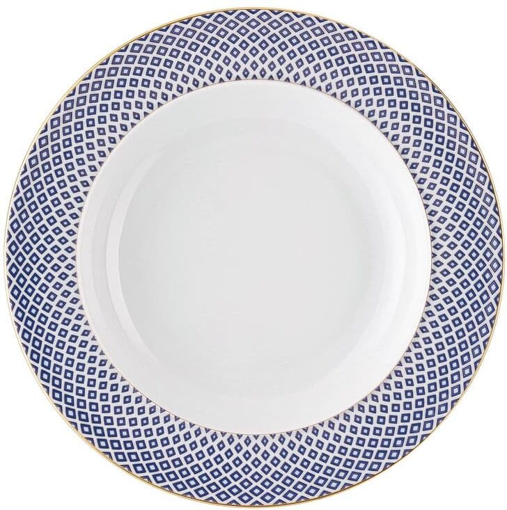 Rosenthal Piatto Fondo 22,5 cm Francis Carreau Bleu
